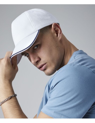 B-B25c-Authentic 5 Panel Cap - Piped Peak